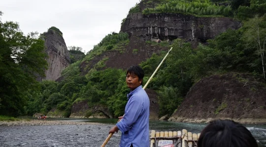 武夷山 九曲渓のいかだ下り イメージ
