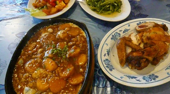 夕食