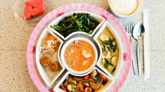 スタンダードセットの夕食プラン