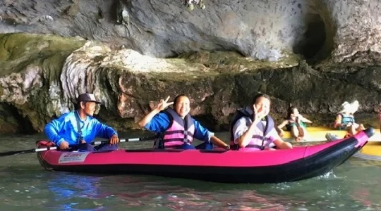 パンガー湾シーカヌー
