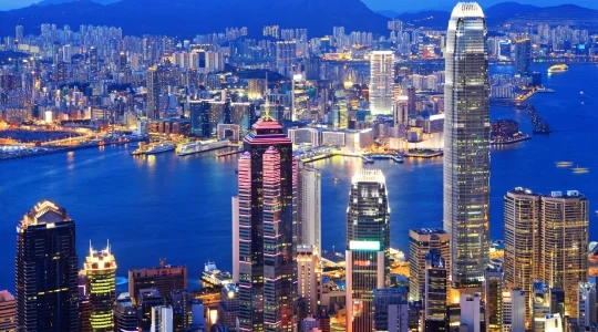 香港 ビクトリアピークからの 眺め イメージ